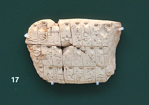 Proto-cuneiform_lexical_lis