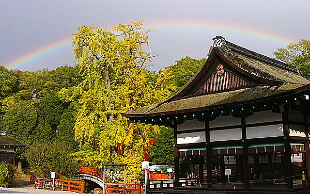私の体験・下賀茂神社で見た虹