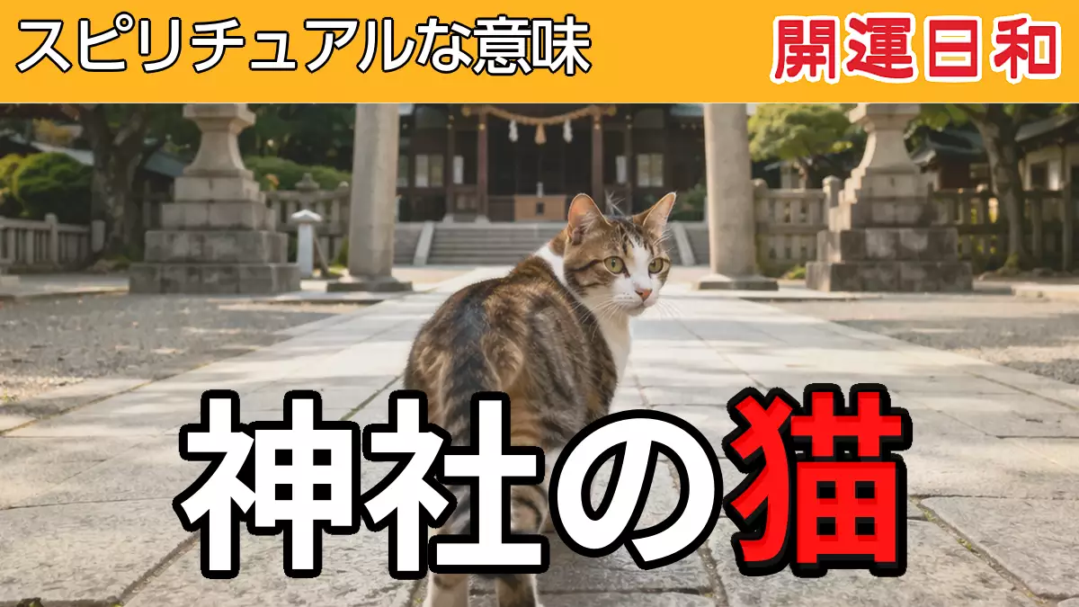 神社で猫を見るスピリチュアルな意味